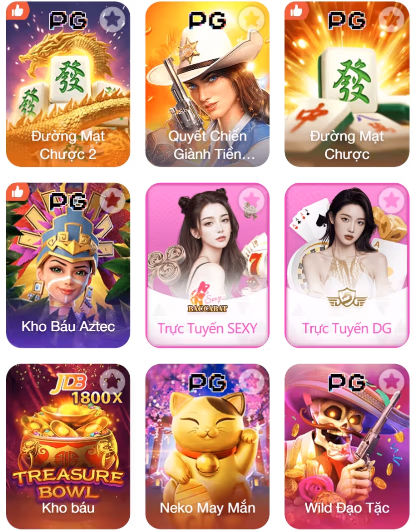 Các trò chơi hot tại 56WIM